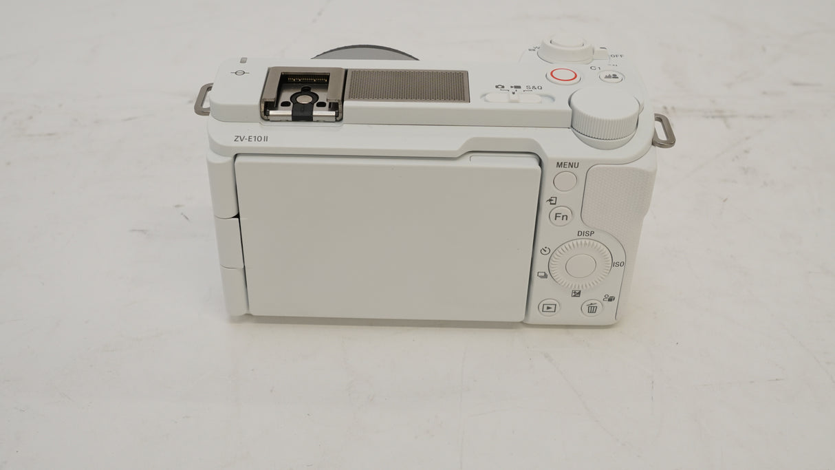 Sony Alpha ZV-E10 II APS-C Mirrorless Content Creators Camera Body (White) (Open Box)