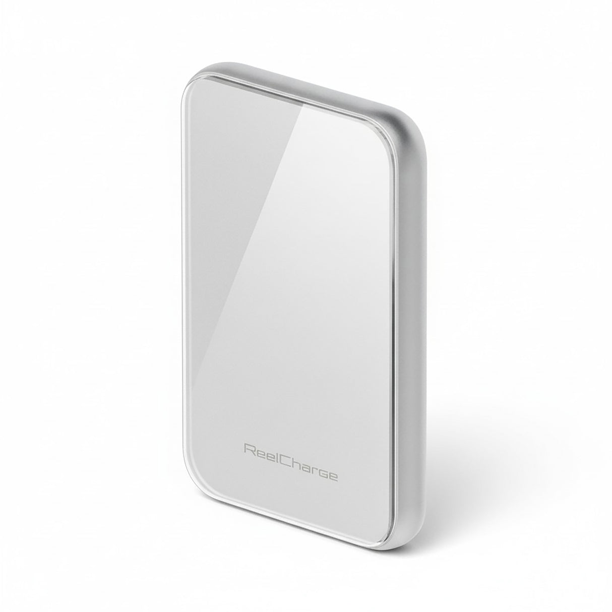 ReelCharge ReelSafe 5,000 mAh Glass Power Bank (Silver)