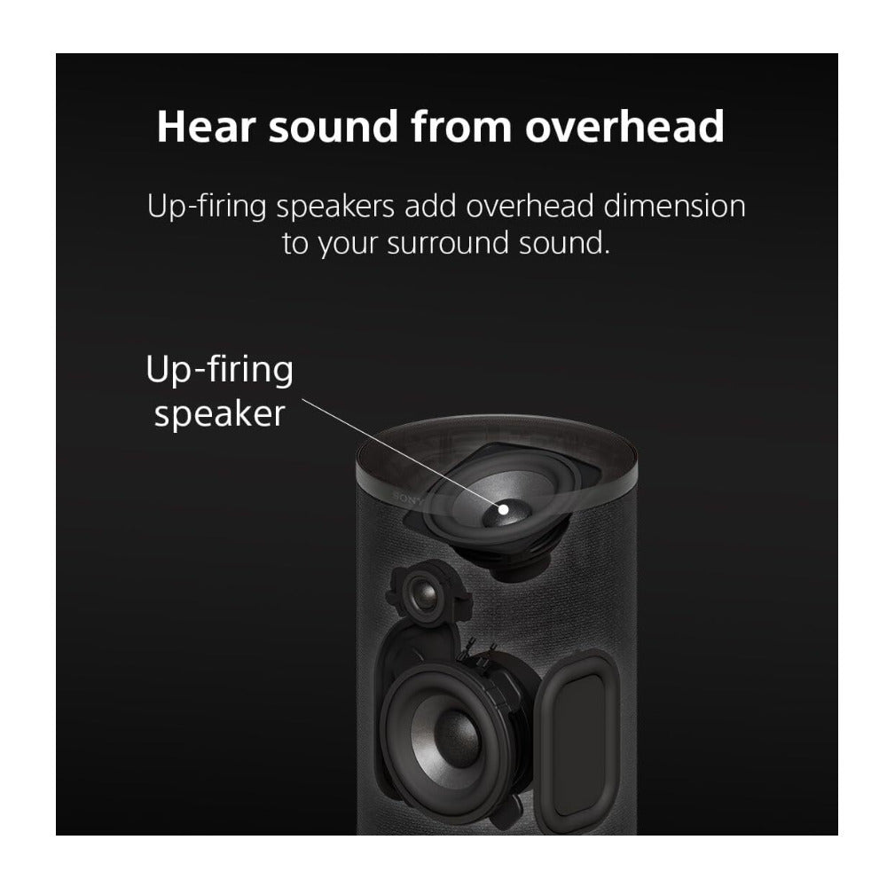 Sony BRAVIA Theater Rear 9 SA-RS9 Wireless Speakers w/ 360 Spatial Sound (Black)