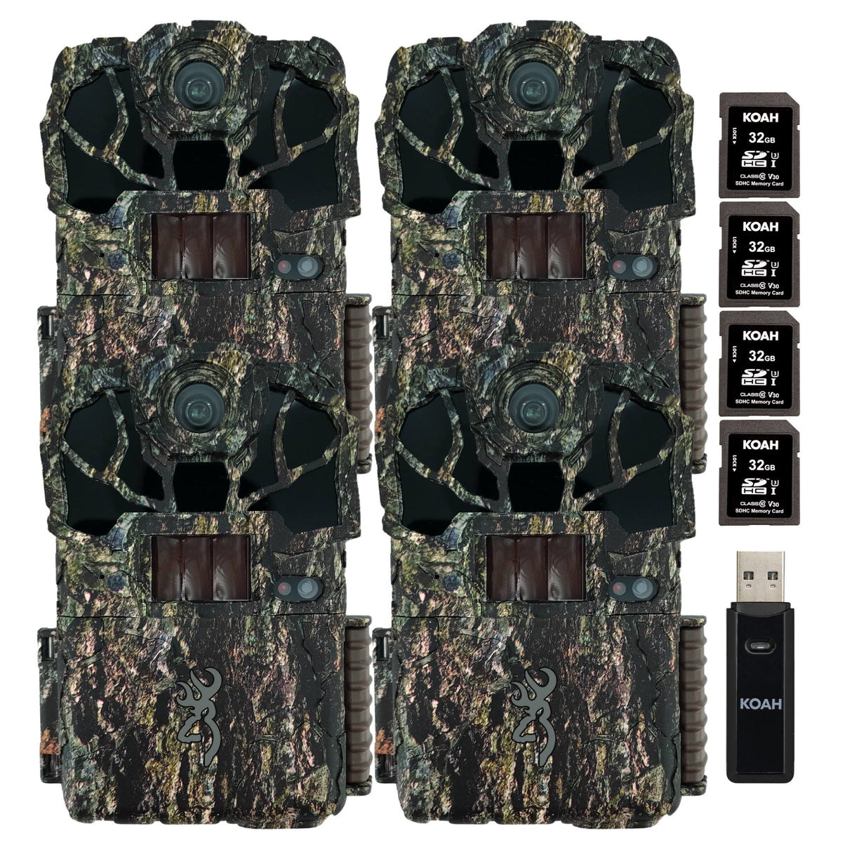 Browning Spec Ops Elite HP5 Ultra 46MP 1440p Trail Camera Bundle (4 Pack)