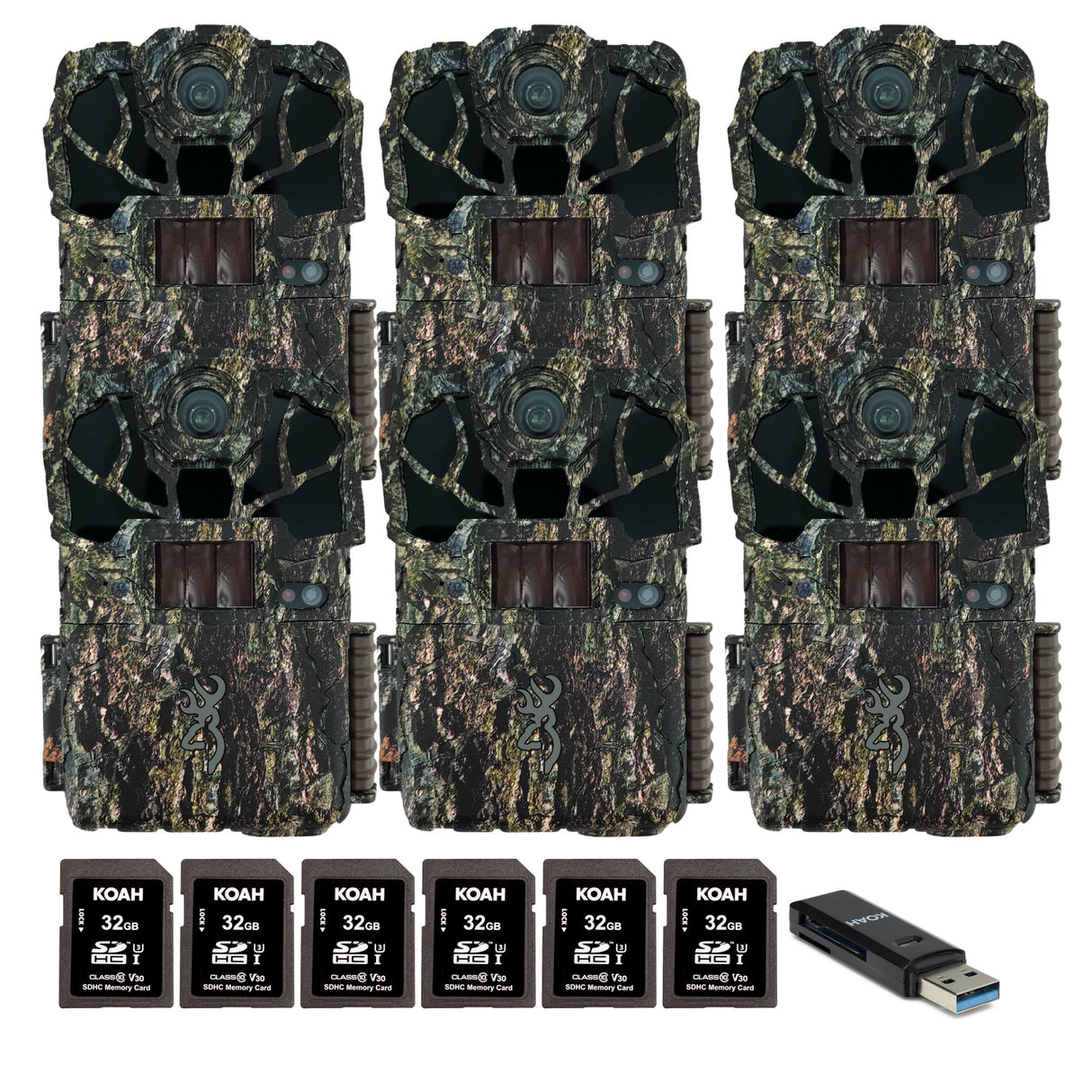 Browning Spec Ops Elite HP5 Ultra 46MP 1440p Trail Camera Bundle (6 Pack)