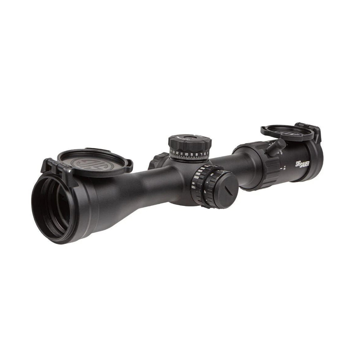 Sig Sauer WHISKEY4 3-12x44mm 30mm Tube SFP Riflescope (Black)