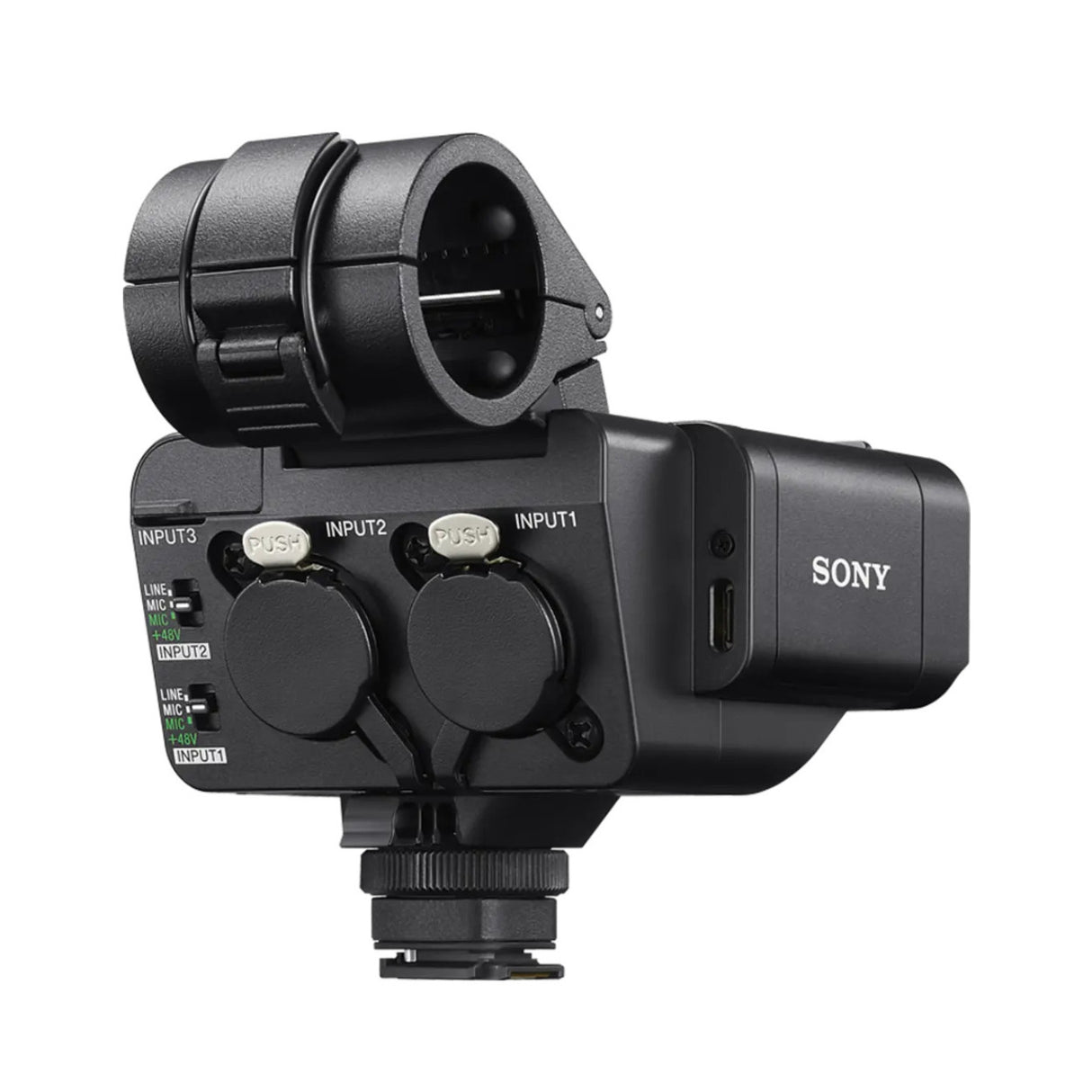 Sony XLRA4 Digital XLR Adaptor Kit with 32bit Float and 96 kHz Sampling for Sony Alpha Cameras