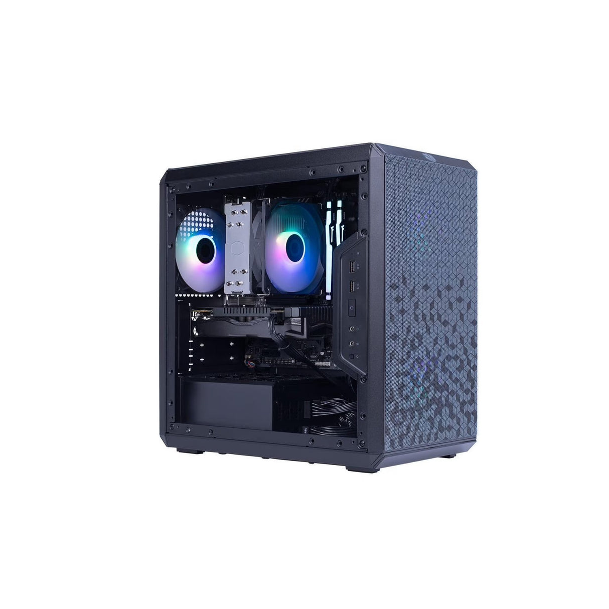Cooler Master Gaming Desktop PC Ryzen 5 5500 16GB 512GB SSD RTX 3050 Win 11 Home