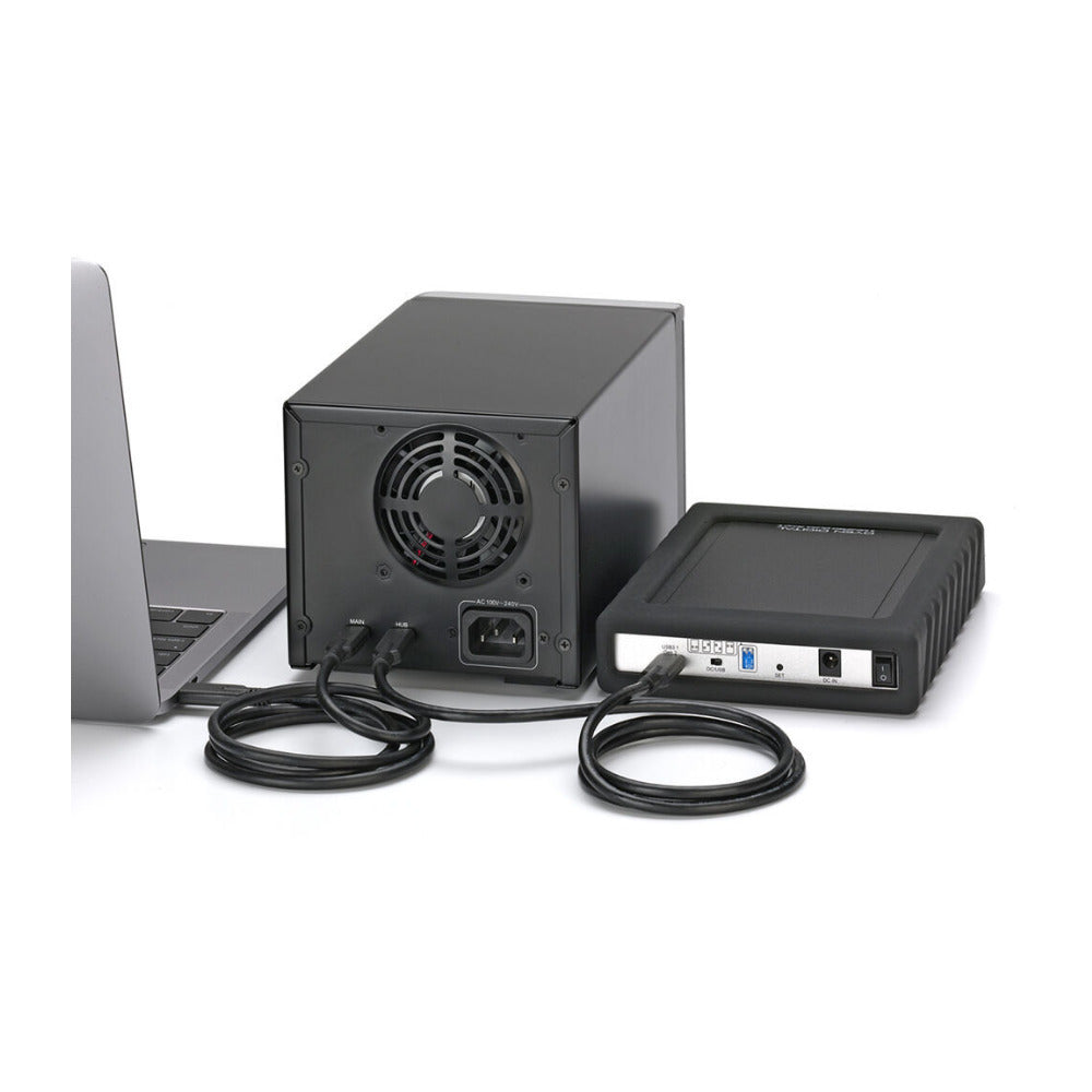 Oyen Digital Mobius 2C 24TB 2-Bay USB 3.2 Gen 2 RAID Array (2 x 12TB HDDs)