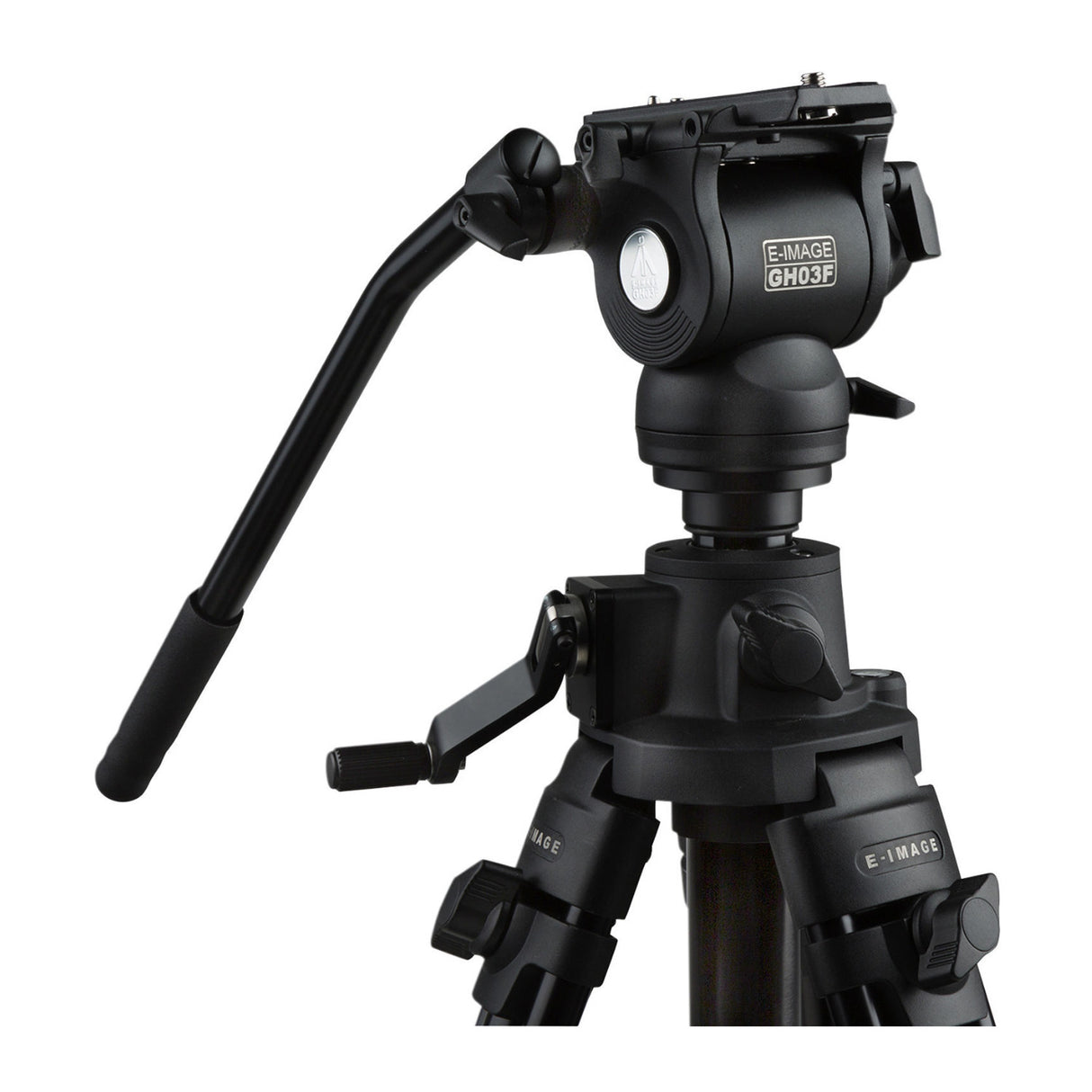 E-Image Studio Tripod Kit with Geared Center Column and Fluid Head Kit