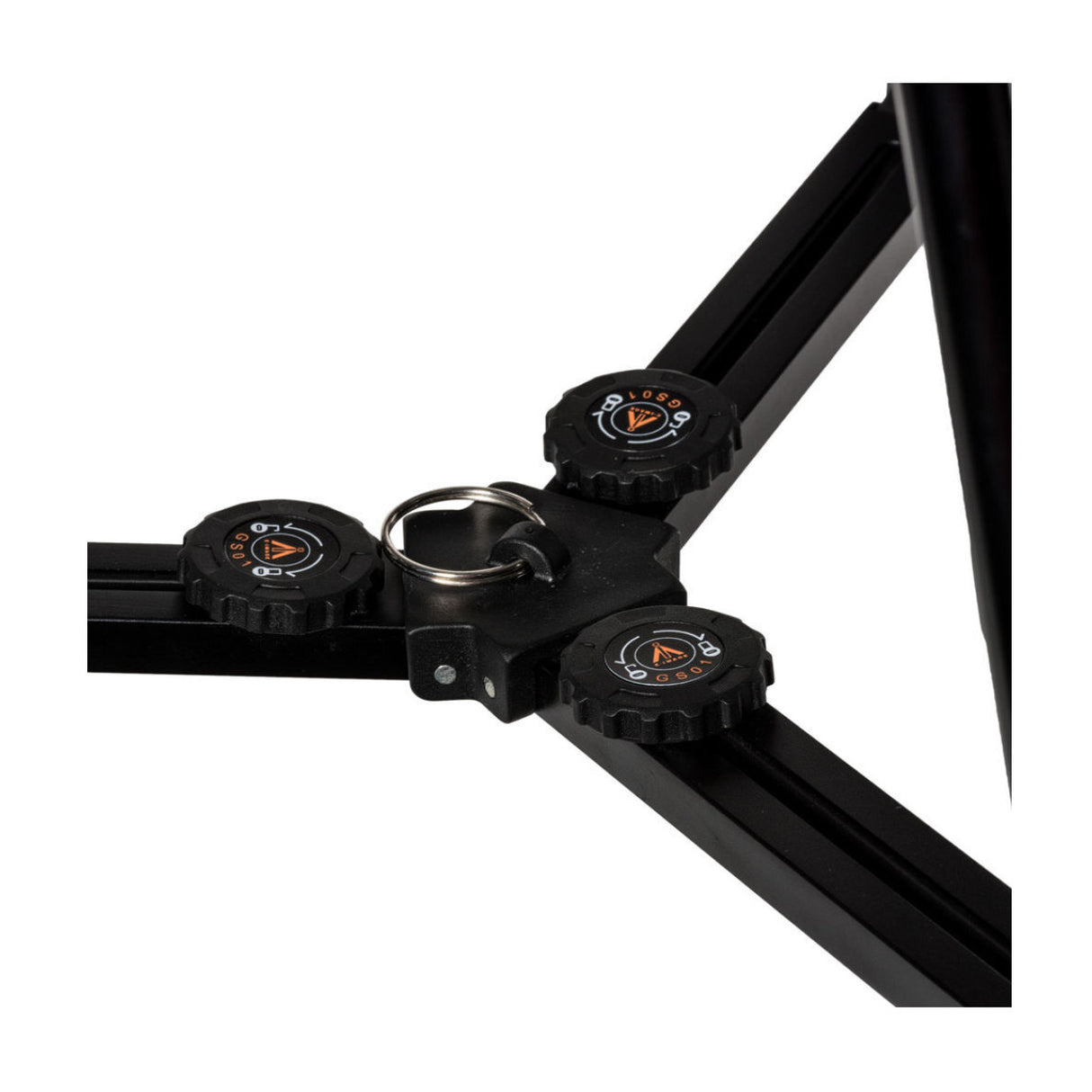 E-Image EG05A2 Two-Stage Aluminum Video Tripod Kit with GH05 75mm Fluid Head