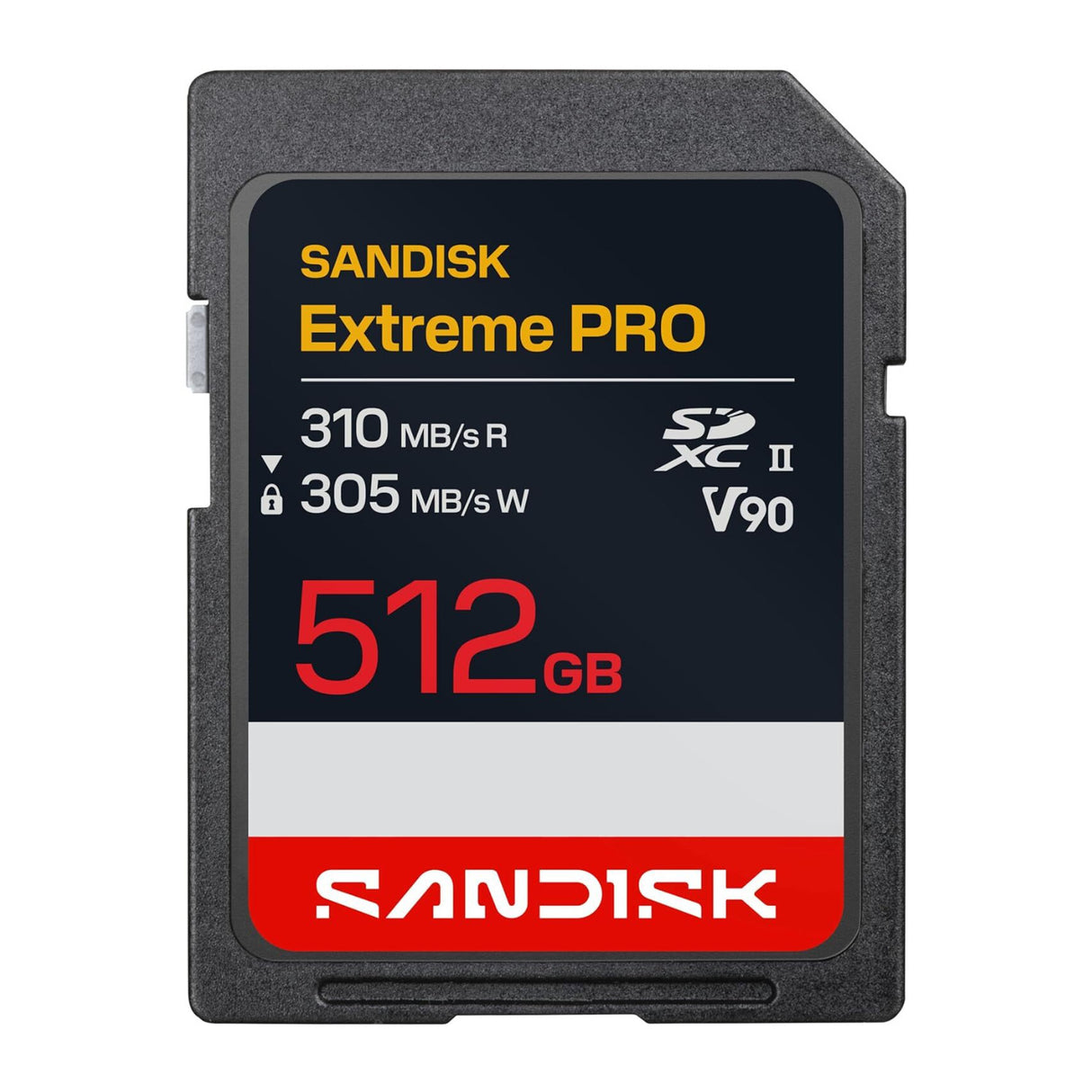 SanDisk 512GB Extreme PRO UHS-II V90 SDXC Memory Card