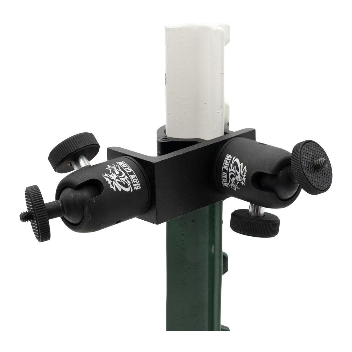 Slow Glow Maverick 2 Double Ballhead T-Post Mount with Card Reader Bundle
