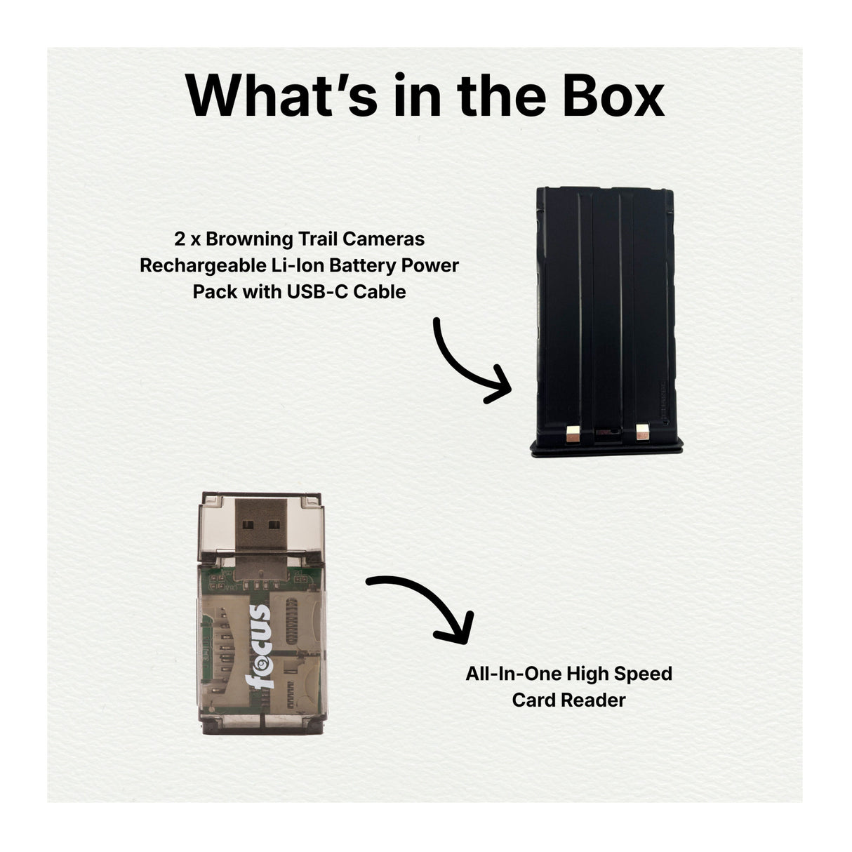 Browning Trail Cameras Rechargeable Battery Power Pack (2-Pack) Bundle
