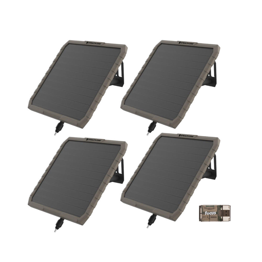 Stealth Cam FieldMax External EX 3000mAh Solar Battery Pack with Panel Bundle