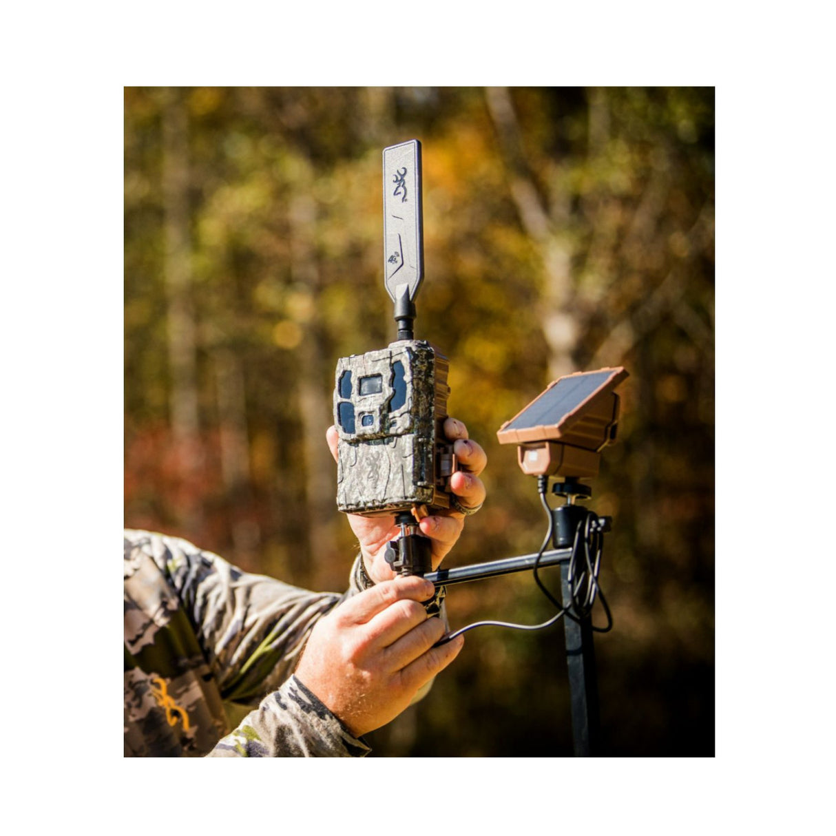 Browning Trail Cameras Universal Solar Camera Power Pack (10-Pack) with Card Reader Bundle