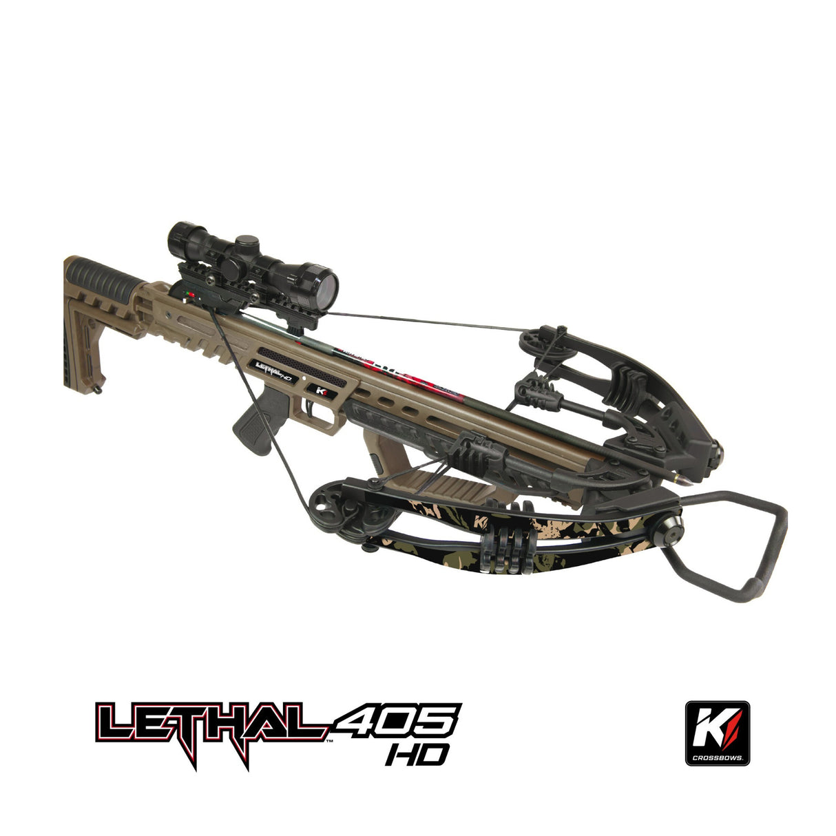 Killer Instinct LTL 405HD Crossbow with Crank and Broadheads Bundle
