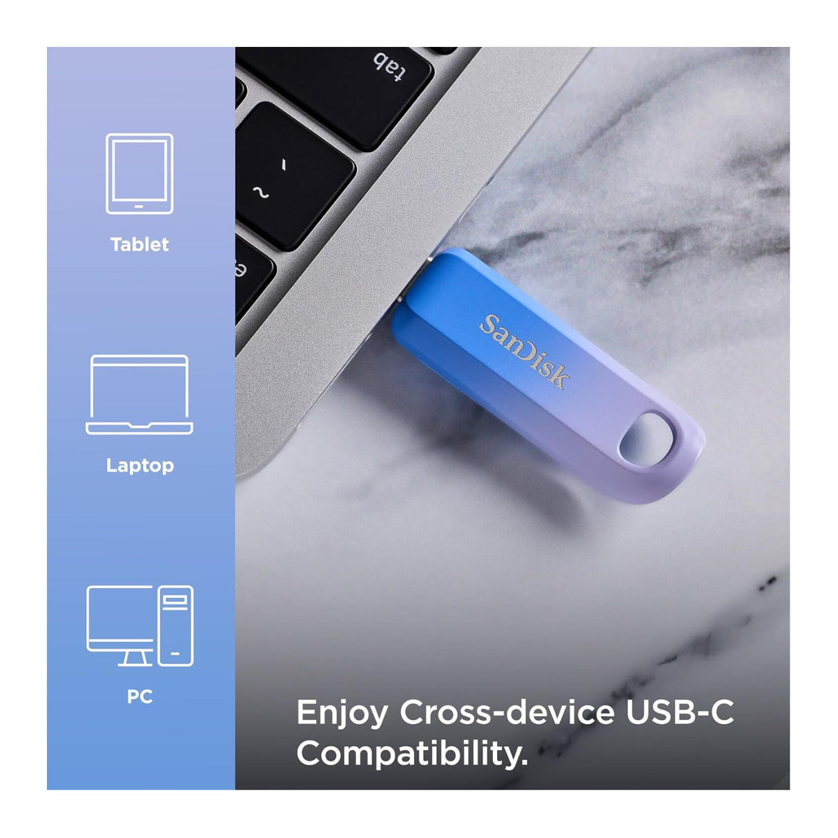 SanDisk 256GB Creator Series USB-C Flash Drive