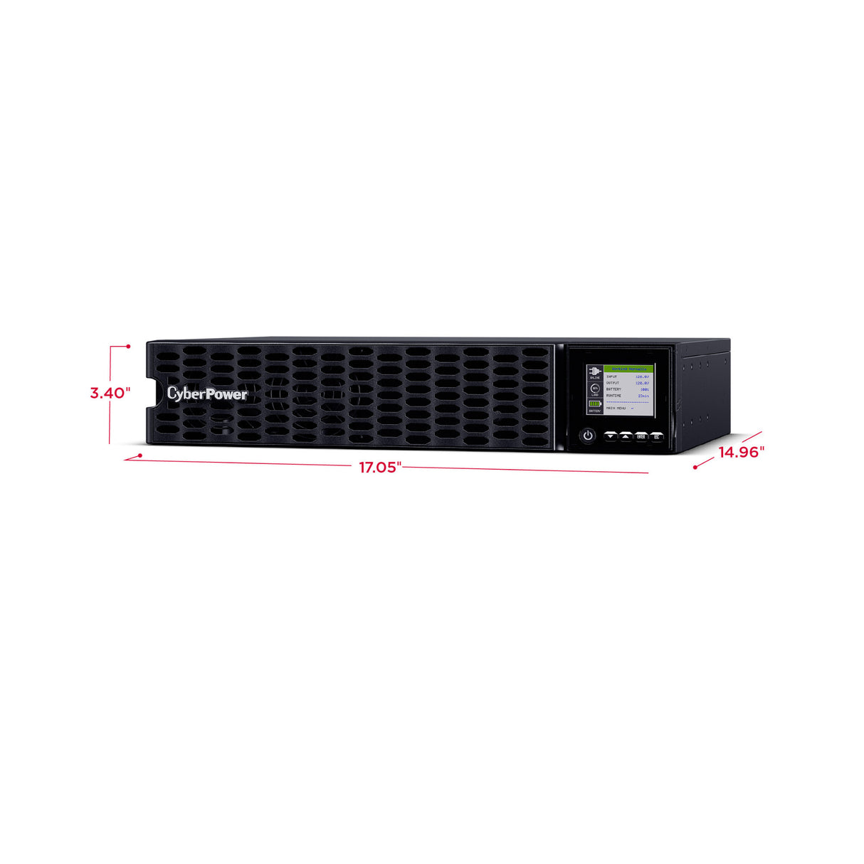 CyberPower OL1K5RTHD Smart App Online Rack/Tower UPS - 1500VA/1350W
