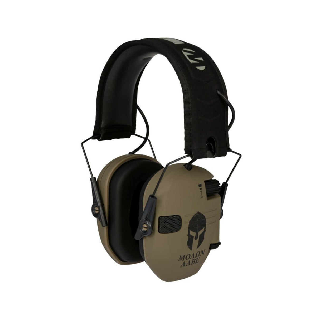 Walker's Razor Slim Molon Labe Electronic Earmuffs with Sound-Activated Compression Technology (FDE)