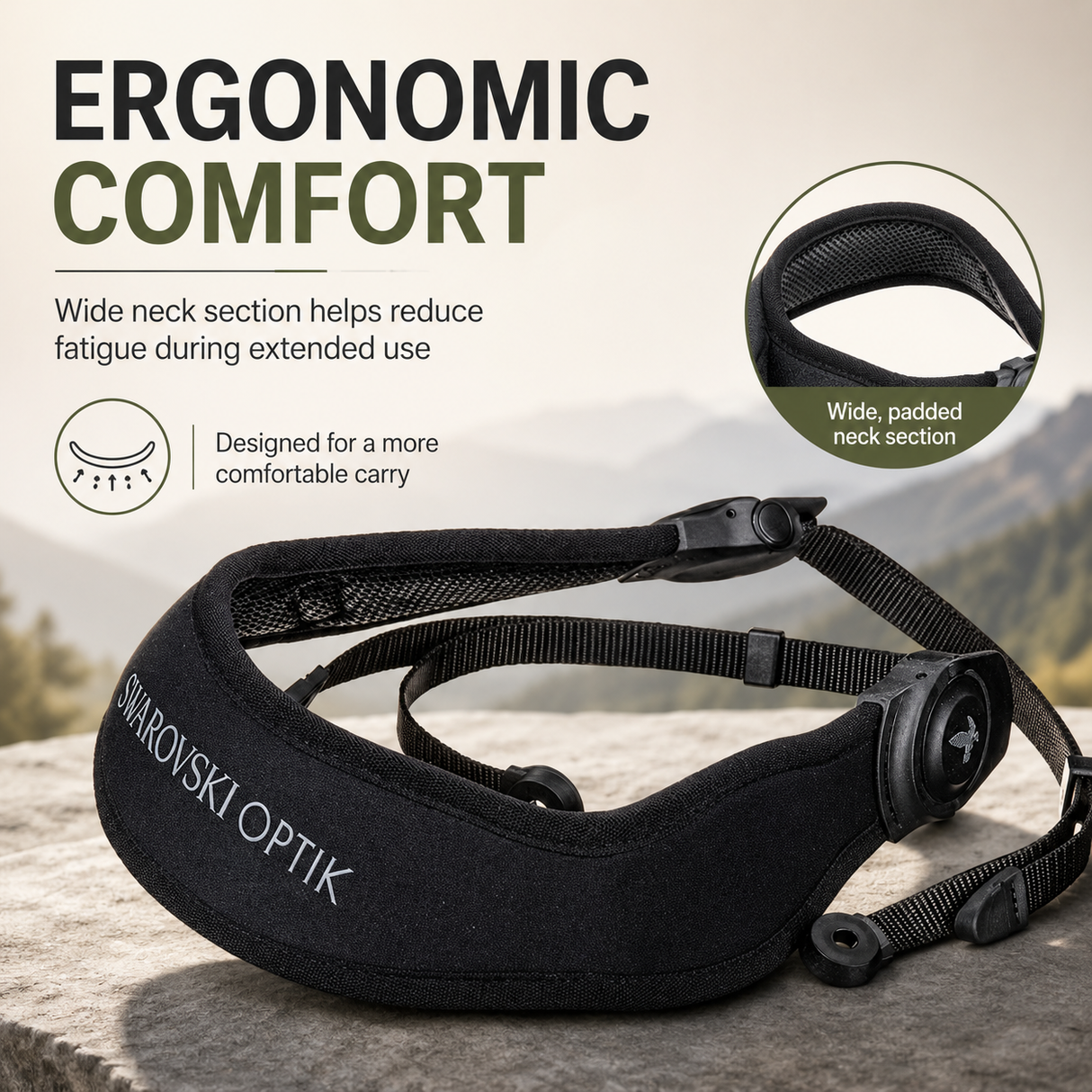 Swarovski Optik UCS Universal Comfort Strap for NL Pure Binoculars