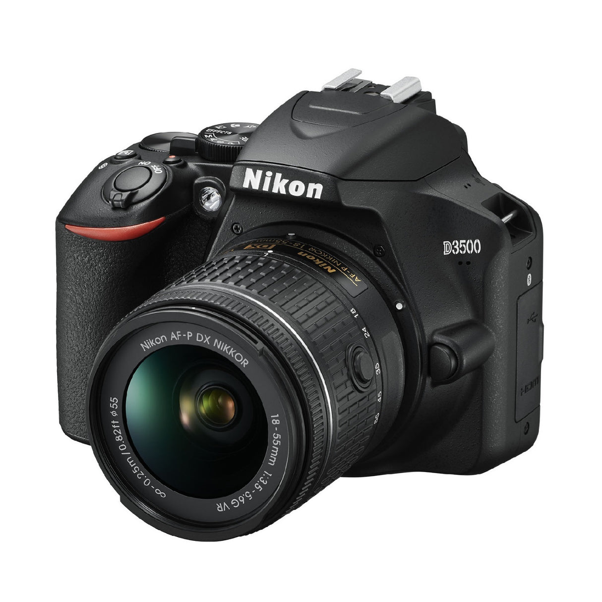 Nikon D3500 DX-Format DSLR Camera with AF-P 18-55mm VR and 70-300mm Lenses