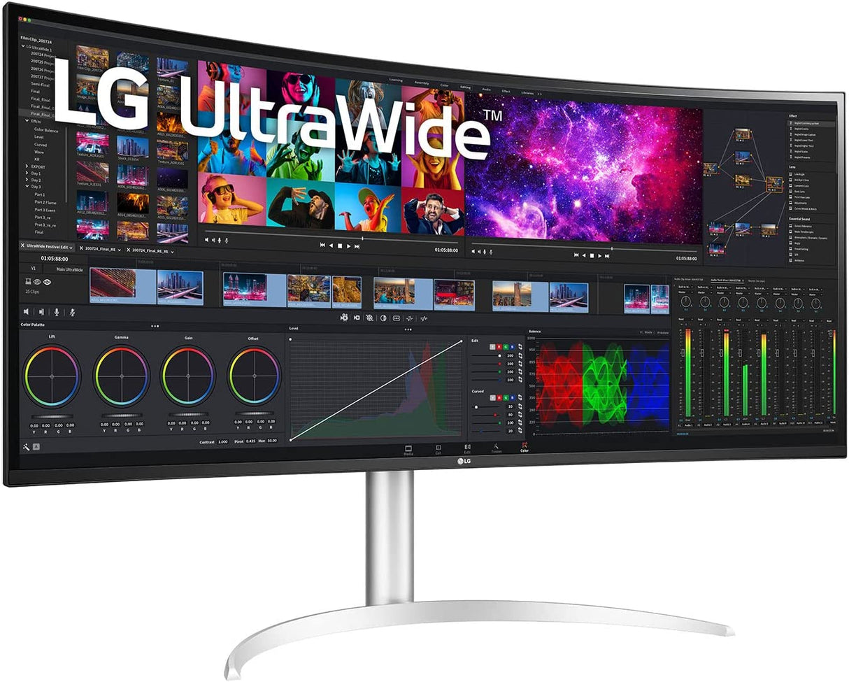 LG 40WP95C-W 39.7-Inch 5120 x 2160 Curved UltraWide Nano IPS Monitor with Thunderbolt4 (Refurbished)
