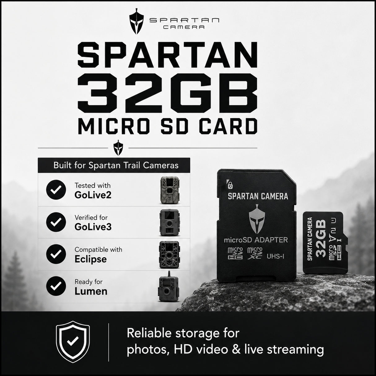 Spartan Camera 32GB Micro Memory Card