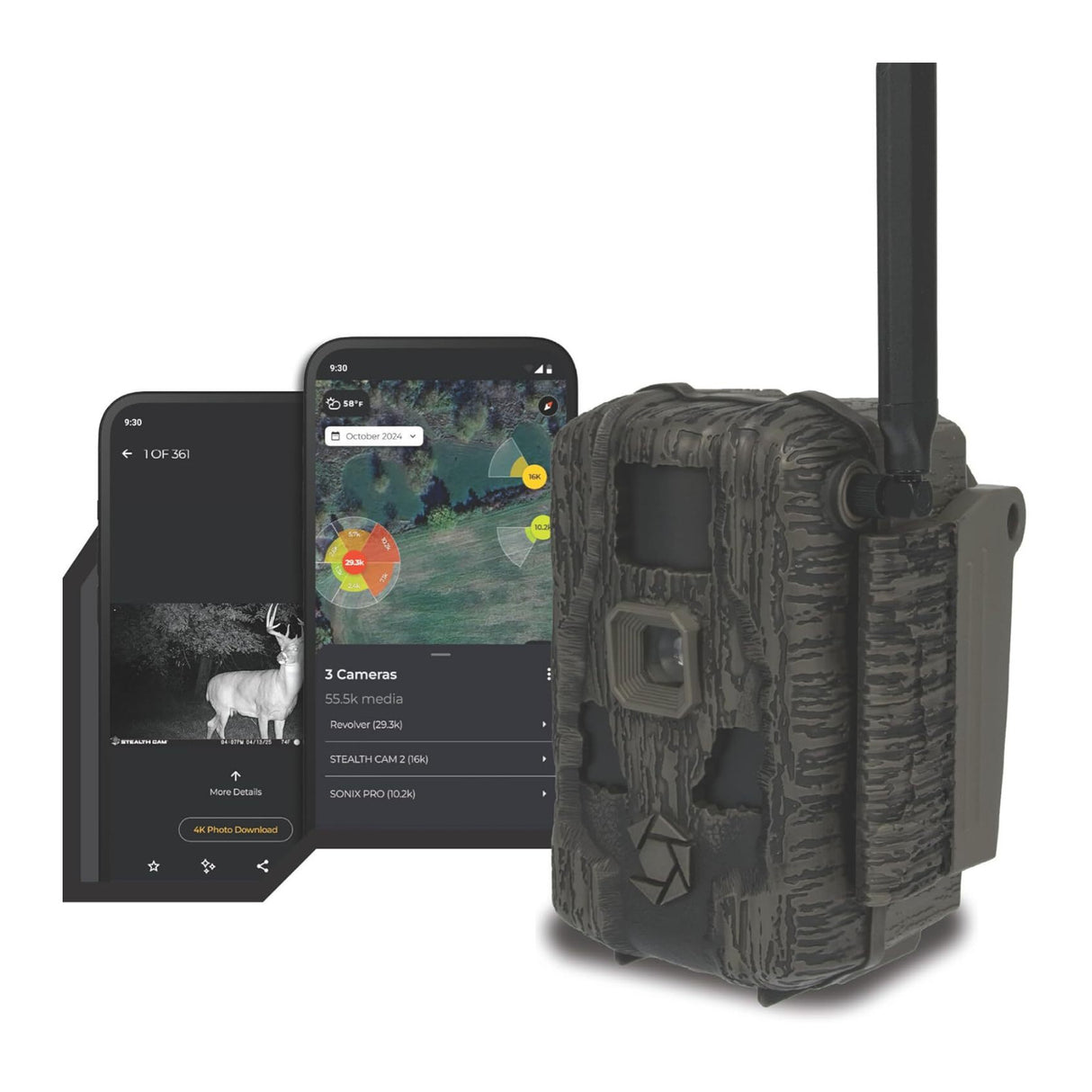 Stealth Cam Fusion MAX 3.0 42MP Cellular Trail Camera with 32GB Memory Card and Card Reader Bundle-3