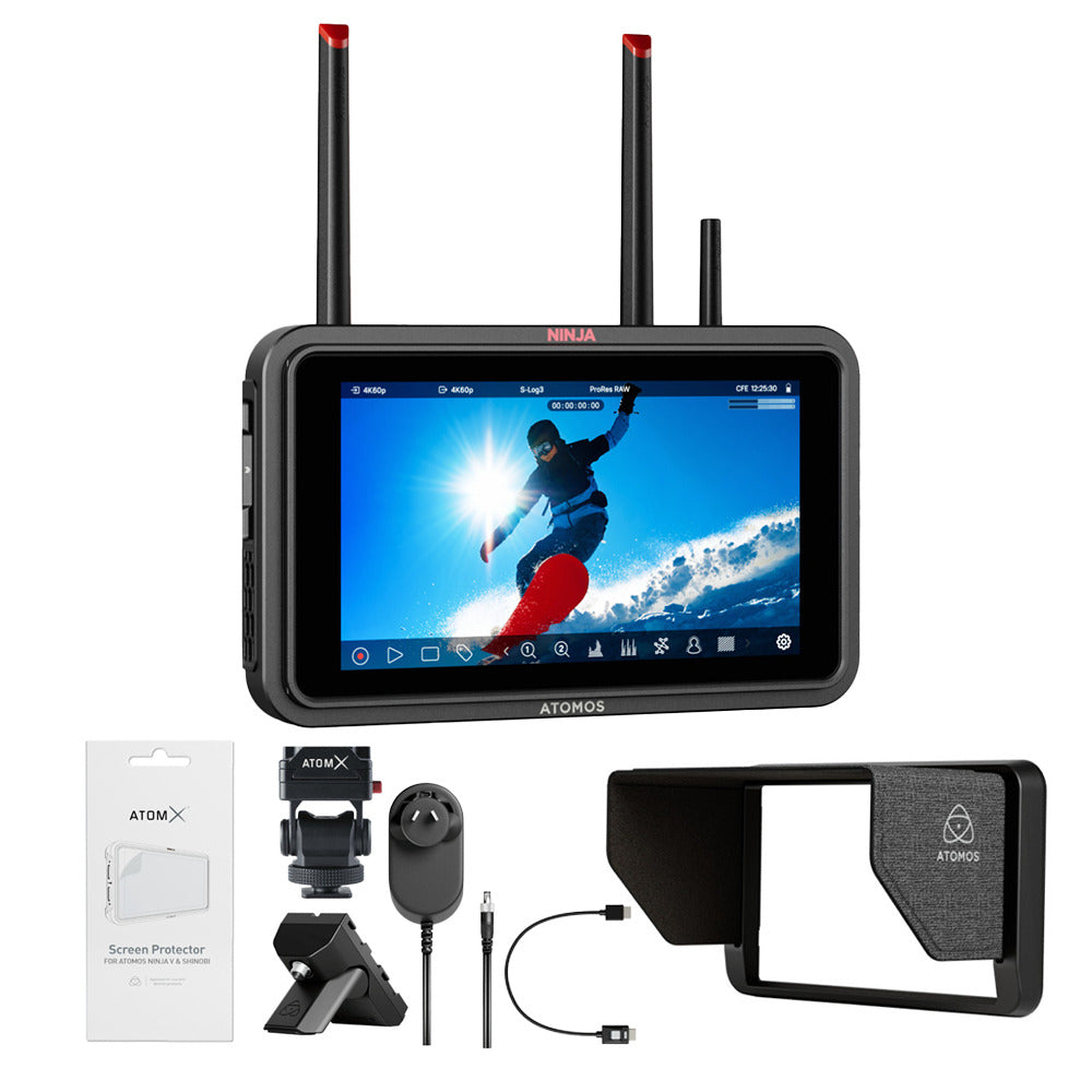 Atomos Ninja TX 5-inch 1500nit Monitor Recorder with Atomos 5-inch Creator Kit
