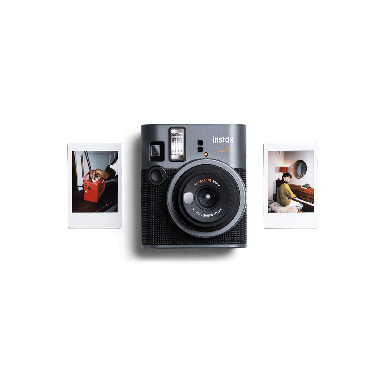 Fujifilm Instax Mini 41 Black Instant Camera Bundle with 20 Exposure Pack