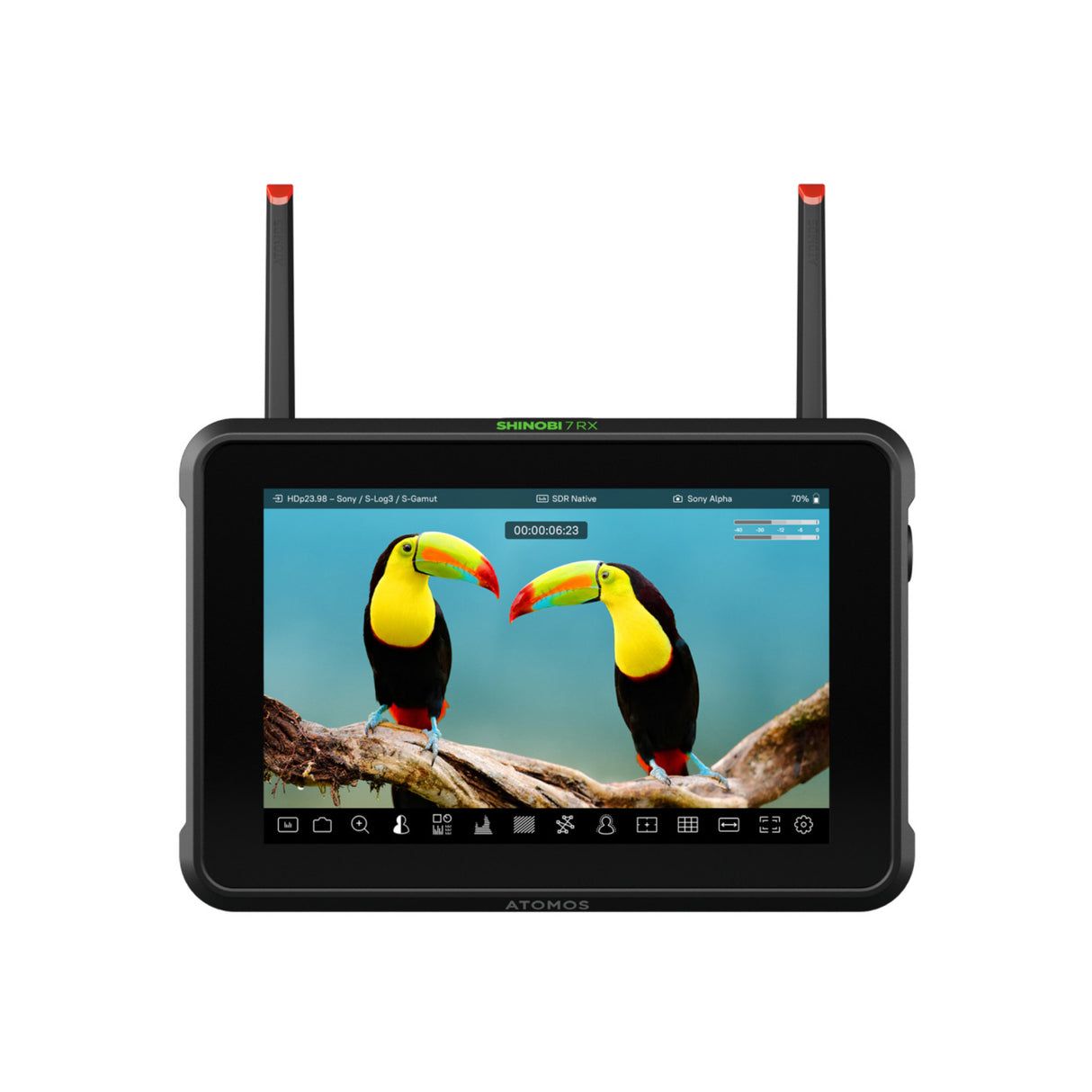 Atomos Shinobi 7 RX 7-inch HDR Monitor - 2200nit Ultra-Bright Touchscreen