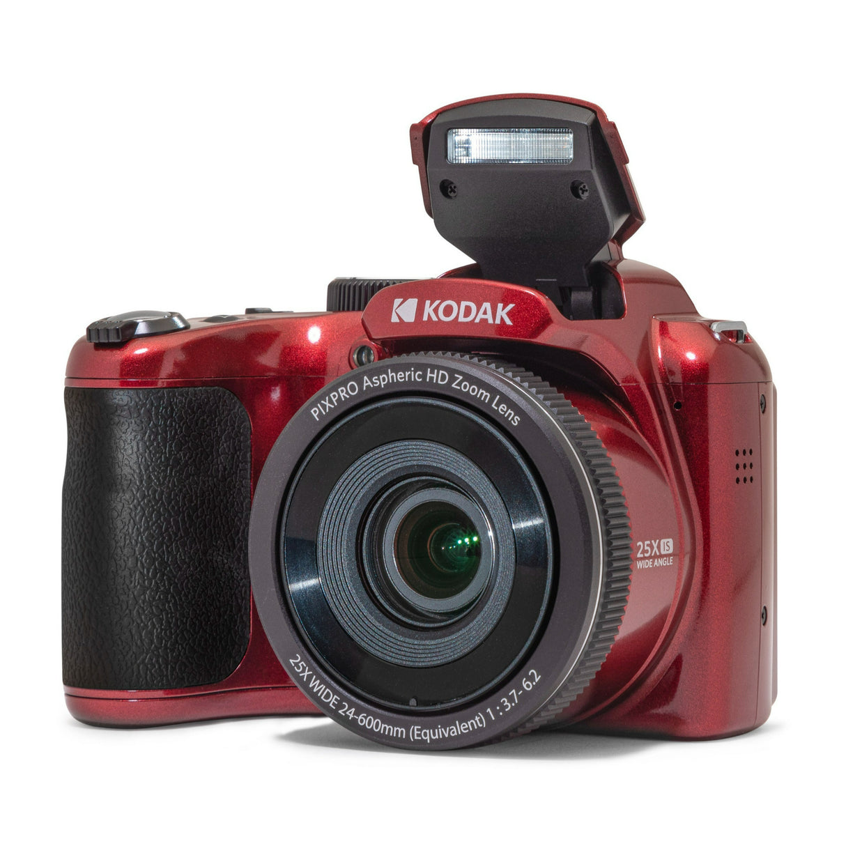 Kodak PIXPRO AZ255 Astro Zoom 16MP Digital Camera (Red) with 32 SD Card and Camera Case