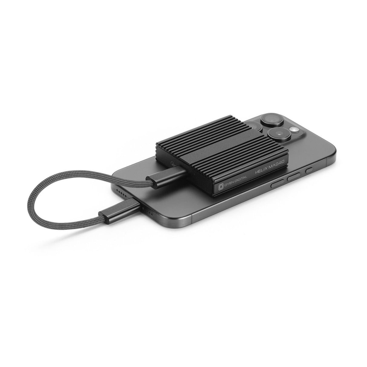 Oyen Digital 2TB Helix Mag40 USB4 External Portable SSD - MagSafe-Compatible - 5