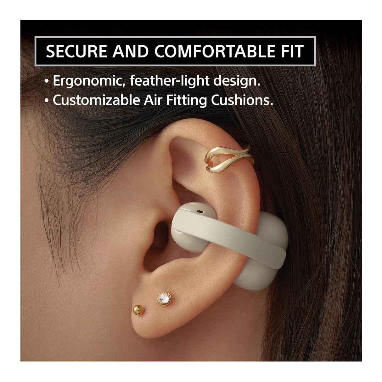 Sony LinkBuds Clip Open-Ear Truly Wireless Earbuds