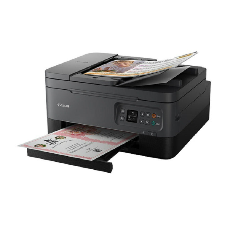 Canon PIXMA TR7020a Wireless Inkjet All-In-One Color Printer (Black)