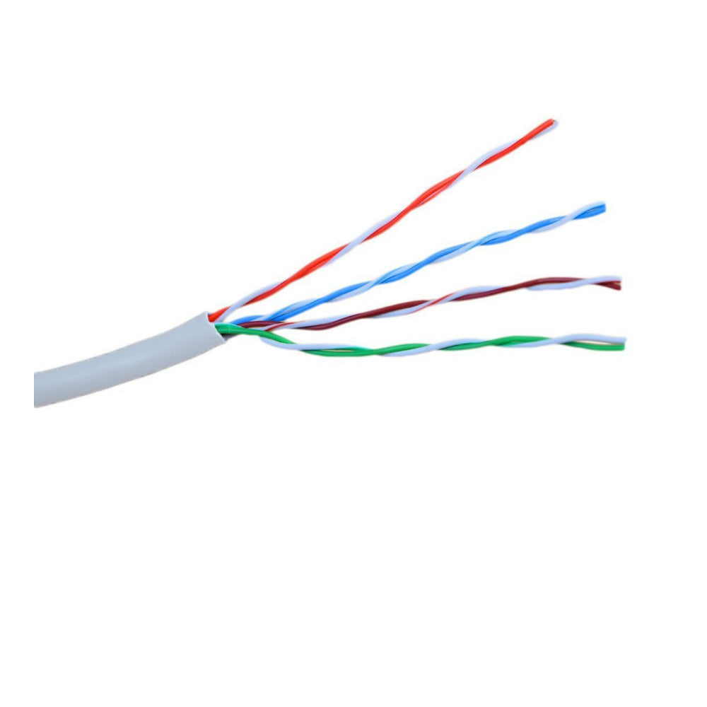 500-Ft Bulk Cat6 Ethernet Cable (Gray) with RJ45 Pass Through Crimper Kit Bundle