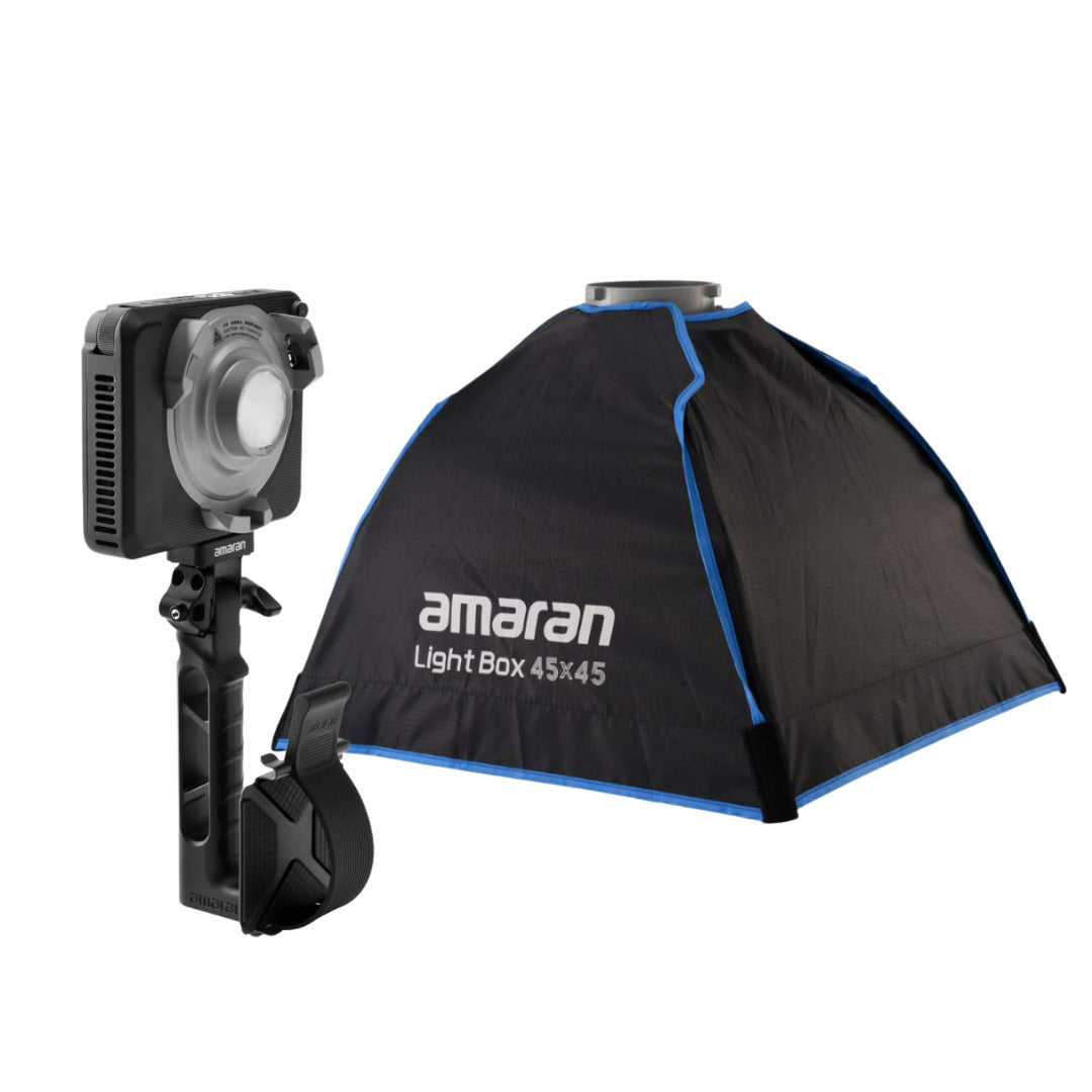 Amaran Ray 60c Full-Color RGB LED Video Light Bundle with Bowens Mount Softbox