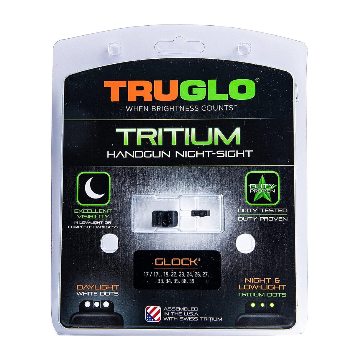 TruGlo Tritium Fiber Optic Sight (Glock Low Set)