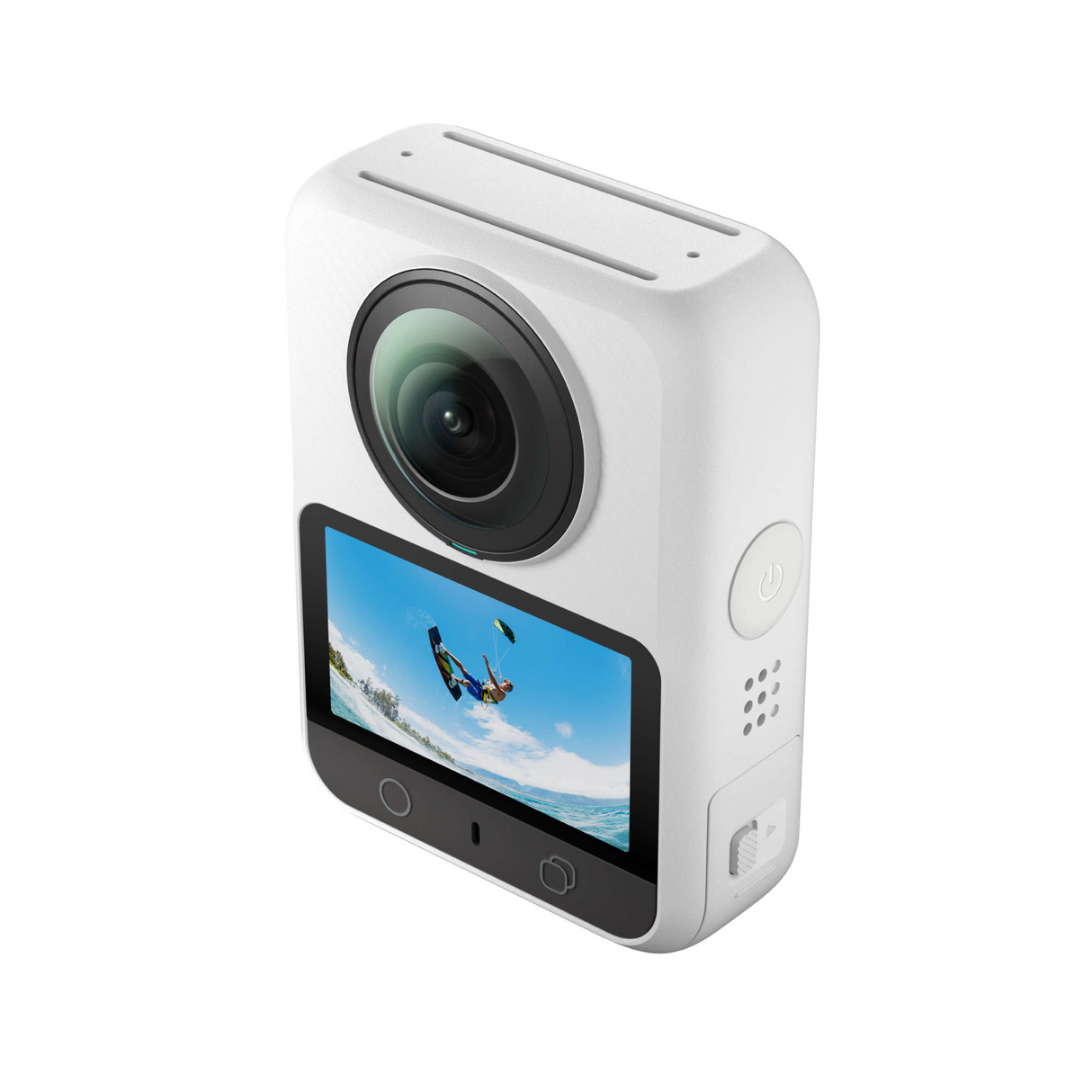 Xtra Sphra360 Action Camera Bundle with 128GB Flash Memory Card, Travel Case, and Accessories