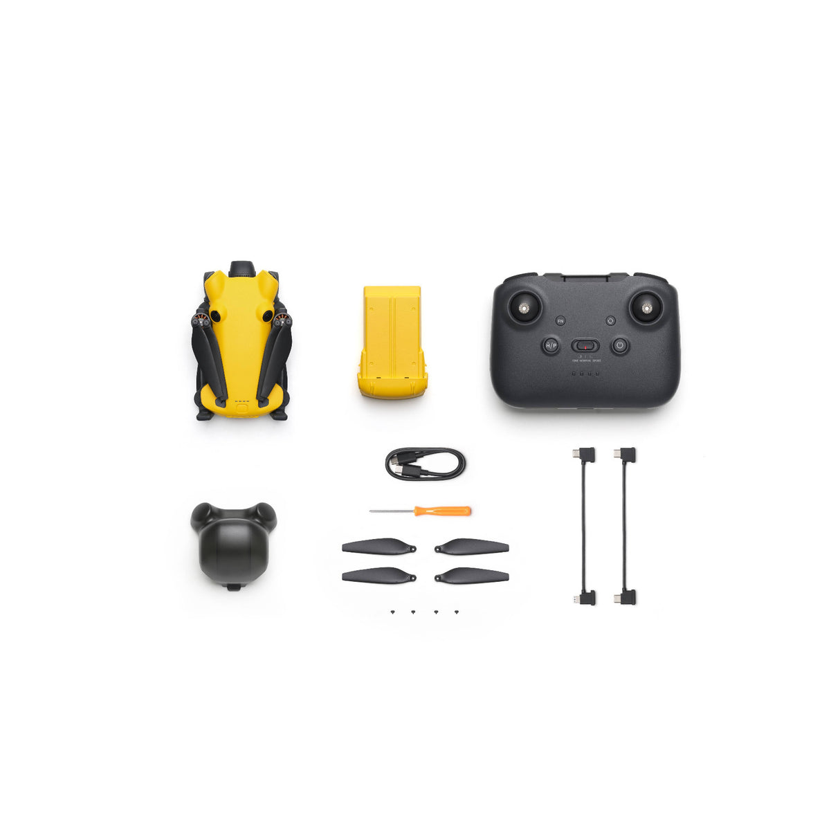 SKYROVER X1 48MP 4K Camera Drone (Yellow) Bundle with Hard Case and Accessories - 4