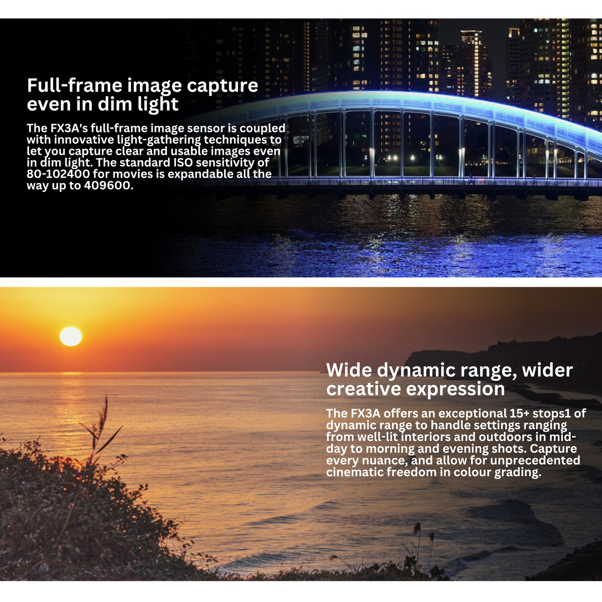 Sony FX3A Full-Frame Cinema Camera with 50mm f/1.2 GM Lens Bundle