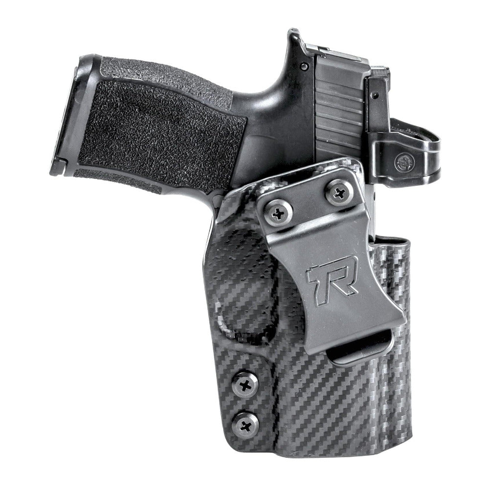 Rounded IWB Holster Fits: Glock 19 19X 23 32 45 (G1-5) Holster Carbon Fiber (American Made)-1