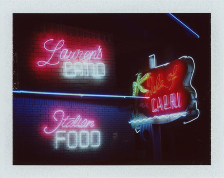 Photographer Nick Leonard Documents Vintage Signs with Instant Film