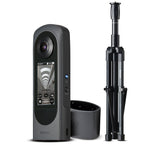 Ricoh THETA X 360-Degree Camera with TD-2 Telescopic Stand and Lens Cap Bundle