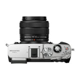 OM System PEN Mirrorless Camera with 14-42mm F3.5-5.6 III Lens and Skinny Wrist Strap (Silver)