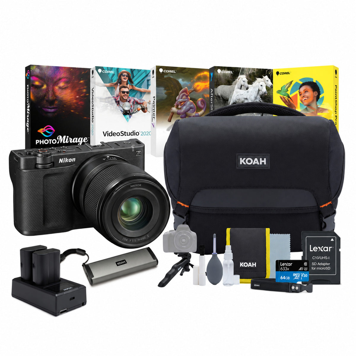 Nikon ZR Cinema Camera with 35mm f/1.4 Lens and Accessories Bundle