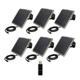 Stealth Cam FieldMAX EX 10-Inch Solar Panel (6-Pack) Bundle with Card Reader - 1
