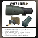 Swarovski ATX Spotting Scope with 95mm modular Objective & Cleaning Kit (Angled)