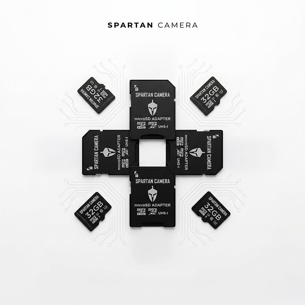 Spartan Camera 32GB Micro Memory Card with Adapter and Card Reader