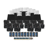 Yellowstone Y2 Black Wide Lens Bundle with Batteries, Solar Panels, and Accessories (10-Pack) - 1