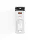 ReelCharge 70W Wall Charger with Retractable USB-C (White)