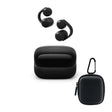 Sony LinkBuds Clip Open-Ear Truly Wireless Earbuds with Earbud Case Bundle (Black)