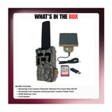 Browning Trail Camera Defender Wireless Pro Scout Max HD-DV with Solar Power Pack and Accessories - 9